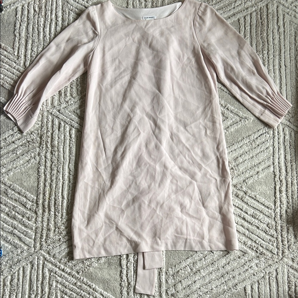 Club Monaco Light Pink Long Sleeve Dress
